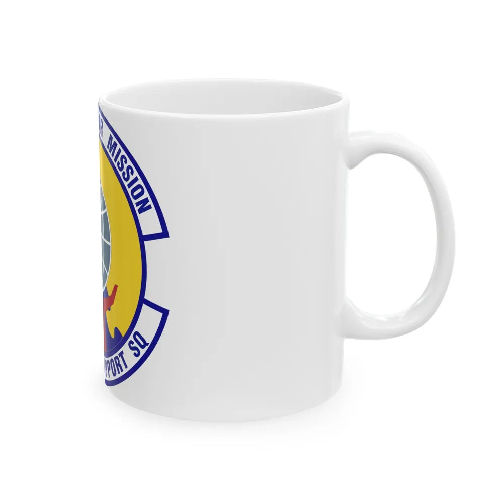 31st Force Support Squadron (U.S. Air Force) White Coffee Mug-Go Mug Yourself