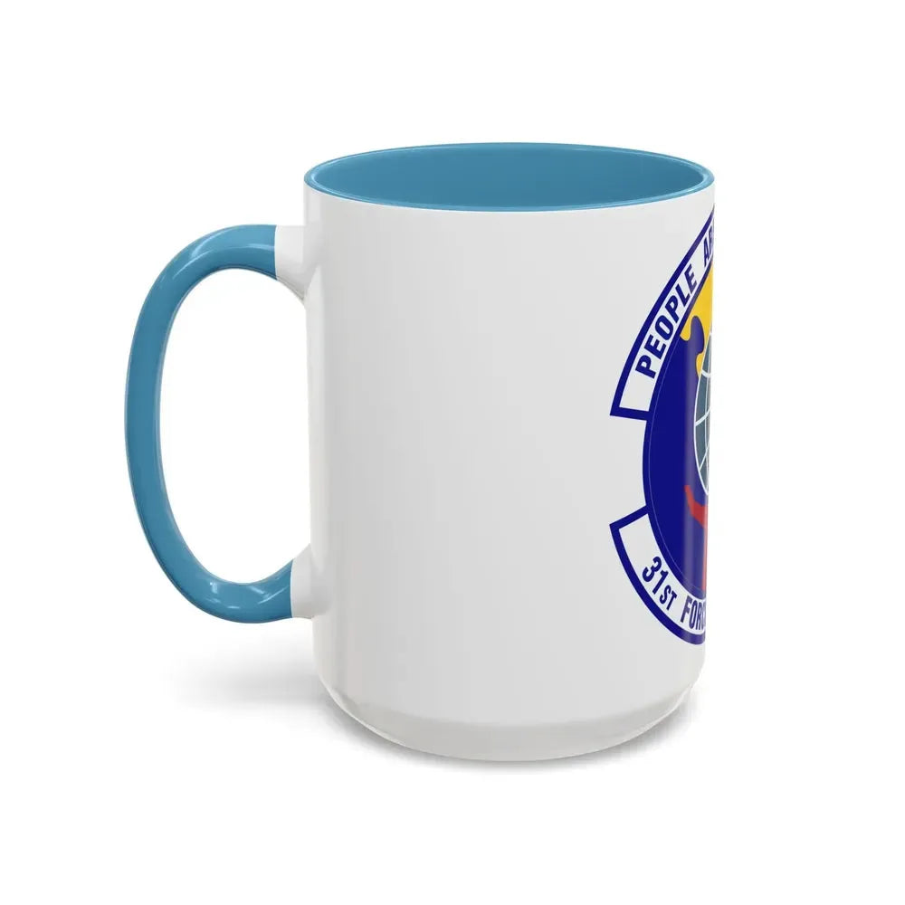 31st Force Support Squadron (U.S. Air Force) Accent Coffee Mug - Go Mug Yourself