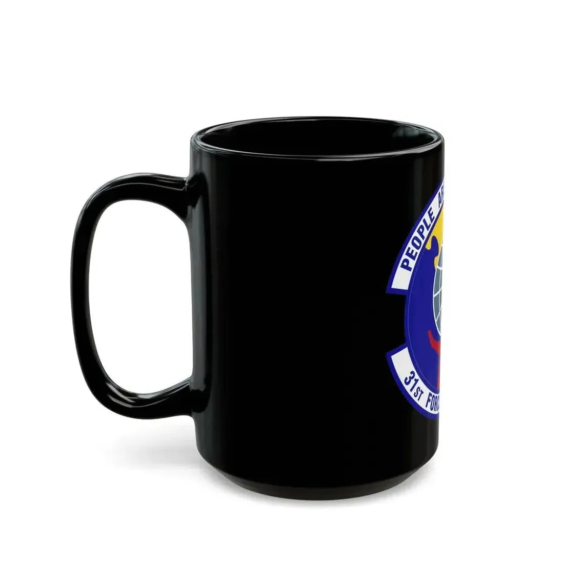 31st Force Support Squadron (U.S. Air Force) Black Coffee Mug - Go Mug Yourself