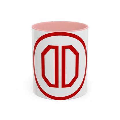 31st ID SSI (U.S. Army) Accent Coffee Mug 11oz Pink - Go Mug Yourself