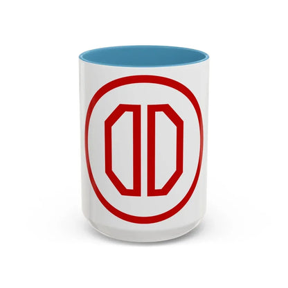 31st ID SSI (U.S. Army) Accent Coffee Mug 15oz Light Blue - Go Mug Yourself