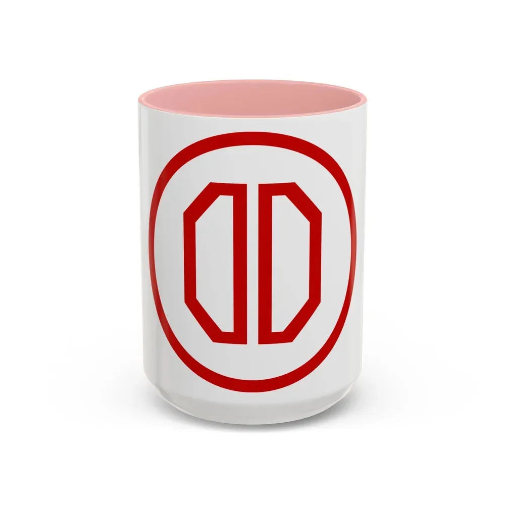 31st ID SSI (U.S. Army) Accent Coffee Mug 15oz Pink - Go Mug Yourself