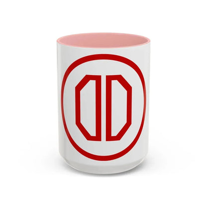 31st ID SSI (U.S. Army) Accent Coffee Mug 15oz Pink - Go Mug Yourself