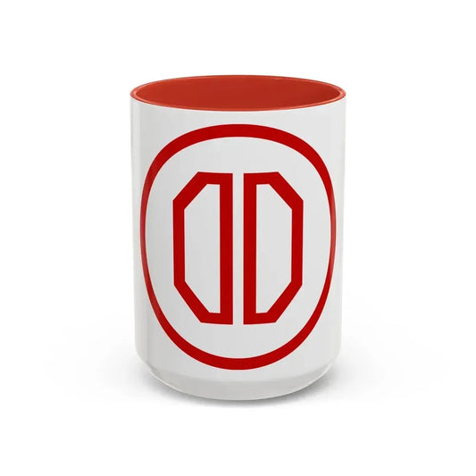 31st ID SSI (U.S. Army) Accent Coffee Mug 15oz Red - Go Mug Yourself