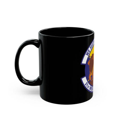 31st Medical Support Squadron (U.S. Air Force) Black Coffee Mug-Go Mug Yourself