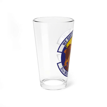 31st Medical Support Squadron (U.S. Air Force) Pint Glass 16oz-Go Mug Yourself