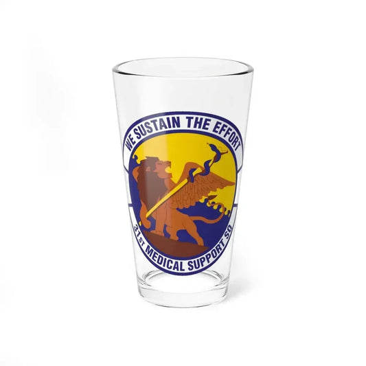 31st Medical Support Squadron (U.S. Air Force) Pint Glass 16oz 16oz - Go Mug Yourself