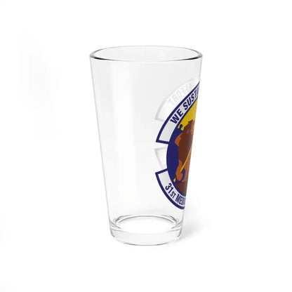 31st Medical Support Squadron (U.S. Air Force) Pint Glass 16oz - Go Mug Yourself