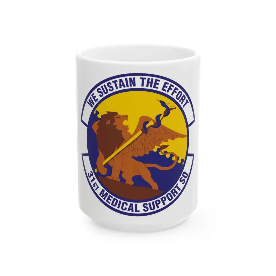 31st Medical Support Squadron (U.S. Air Force) White Coffee Mug 15oz - Go Mug Yourself