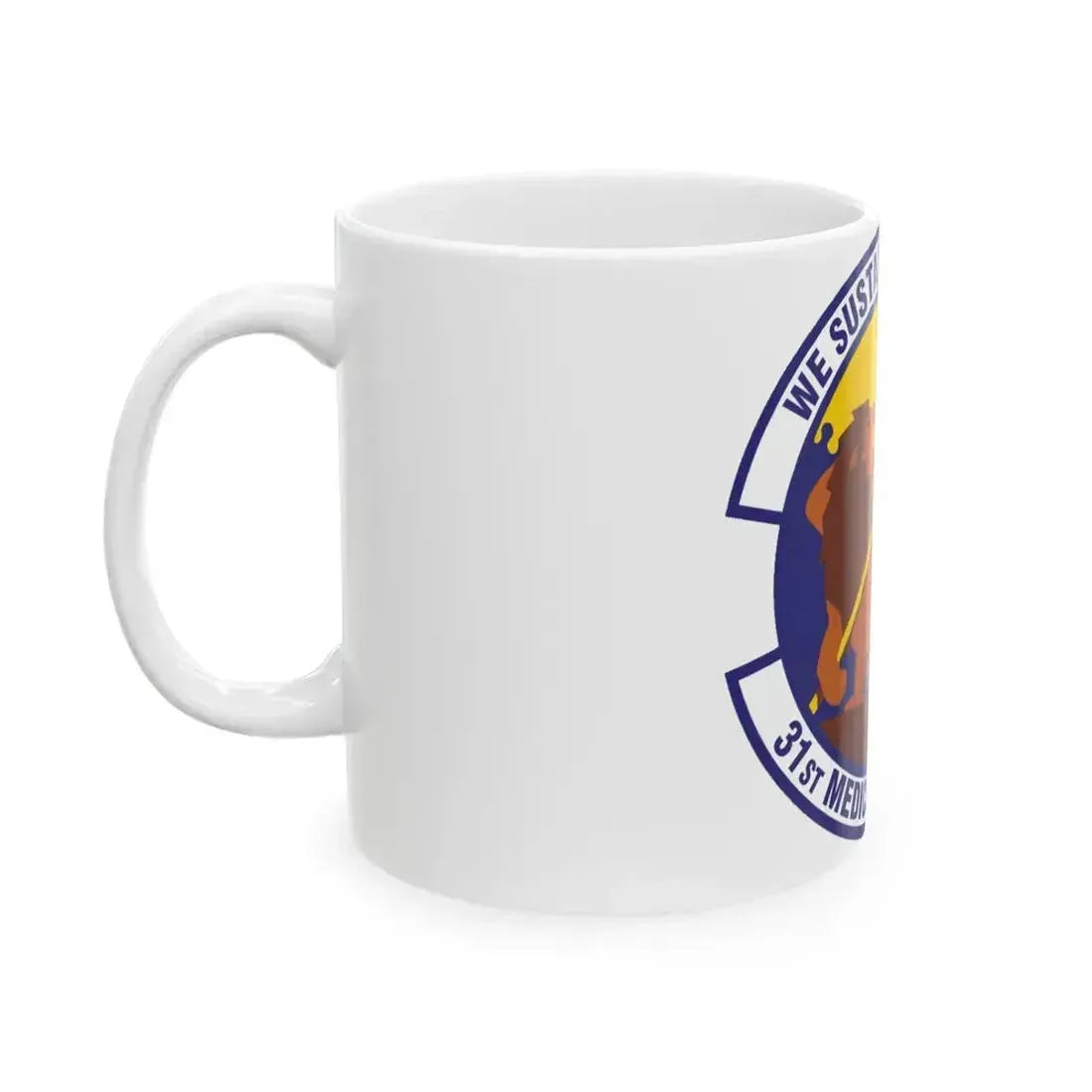31st Medical Support Squadron (U.S. Air Force) White Coffee Mug - Go Mug Yourself