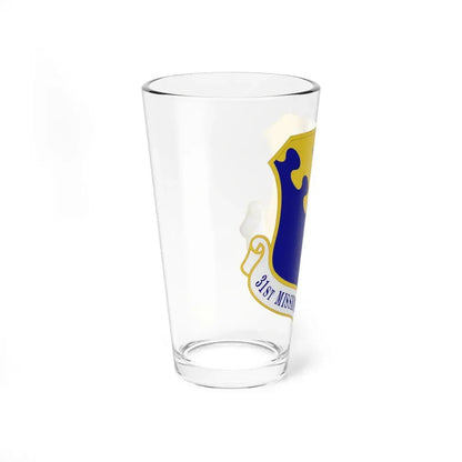 31st Mission Support Group (U.S. Air Force) Pint Glass 16oz - Go Mug Yourself