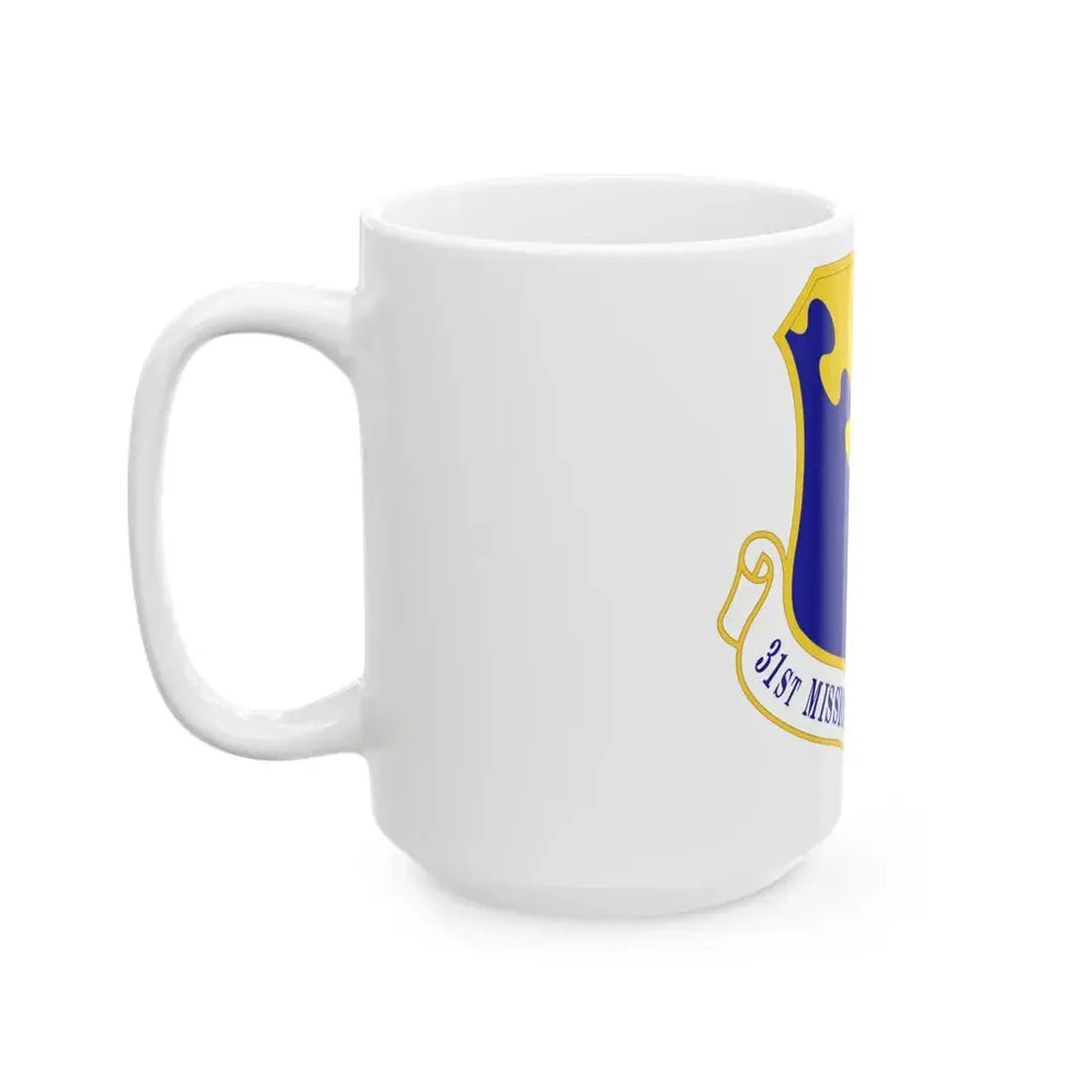 31st Mission Support Group (U.S. Air Force) White Coffee Mug - Go Mug Yourself
