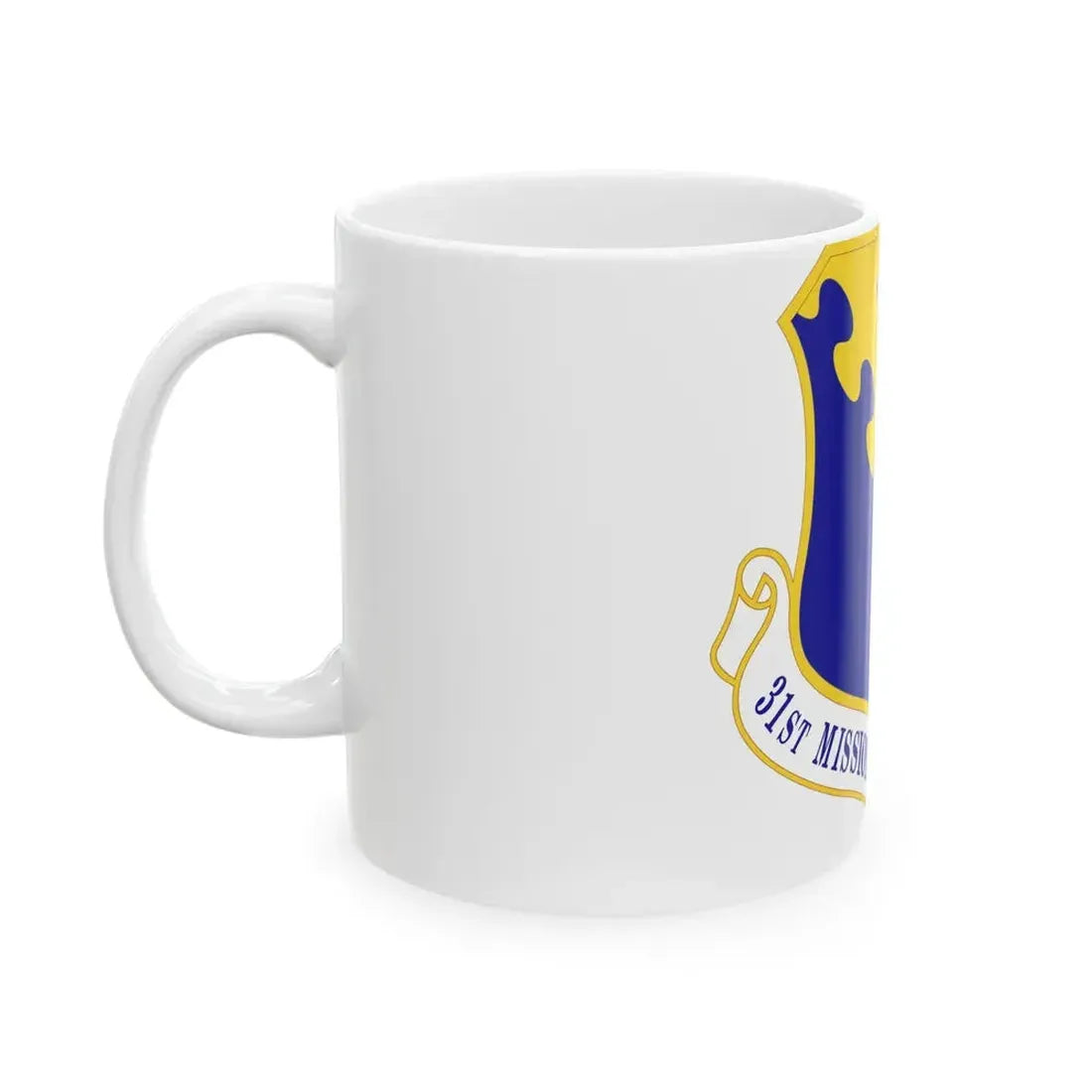 31st Mission Support Group (U.S. Air Force) White Coffee Mug - Go Mug Yourself