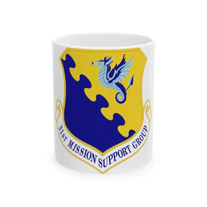 31st Mission Support Group (U.S. Air Force) White Coffee Mug - Go Mug Yourself
