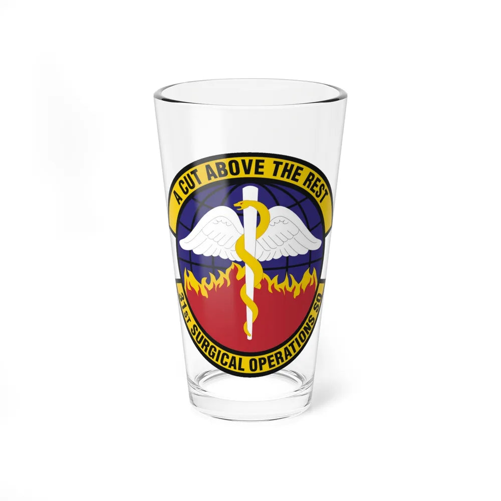 31st Surgical Operations Squadron (U.S. Air Force) Pint Glass 16oz-16oz-Go Mug Yourself