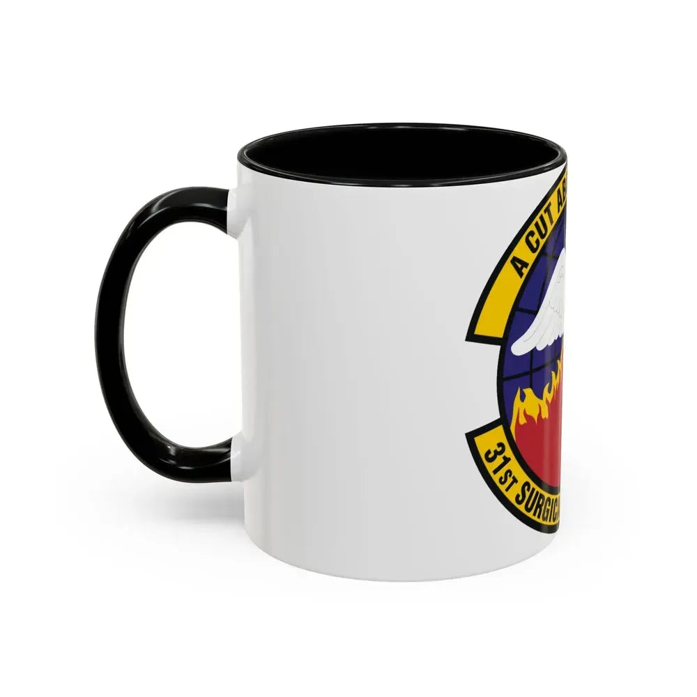 31st Surgical Operations Squadron (U.S. Air Force) Accent Coffee Mug - Go Mug Yourself