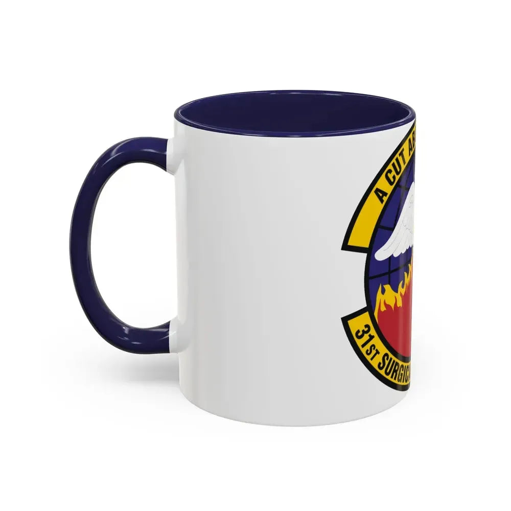 31st Surgical Operations Squadron (U.S. Air Force) Accent Coffee Mug - Go Mug Yourself