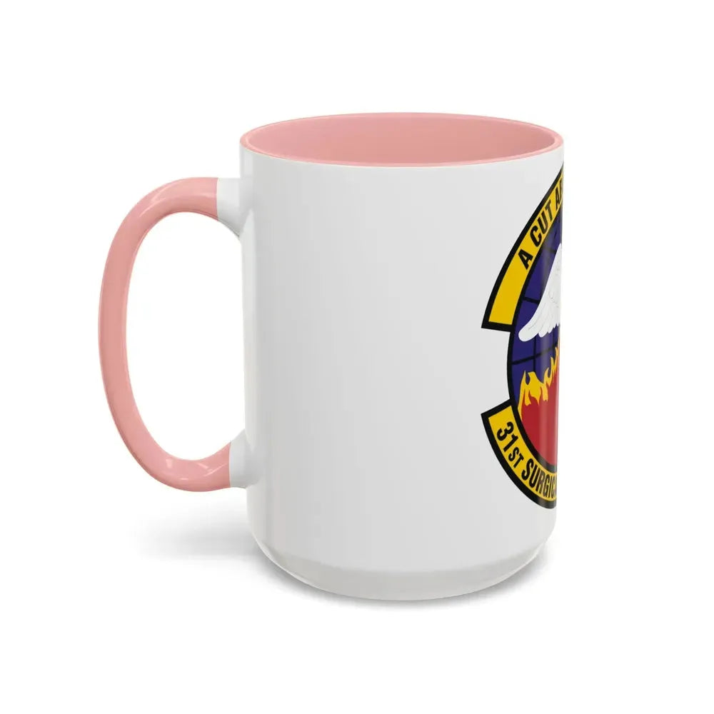 31st Surgical Operations Squadron (U.S. Air Force) Accent Coffee Mug - Go Mug Yourself