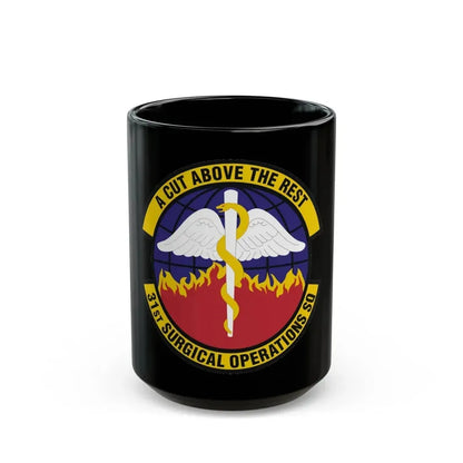 31st Surgical Operations Squadron (U.S. Air Force) Black Coffee Mug 15oz - Go Mug Yourself