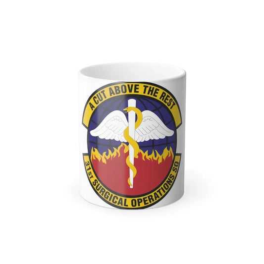 31st Surgical Operations Squadron (U.S. Air Force) Color Changing Coffee Mug 11oz - Go Mug Yourself