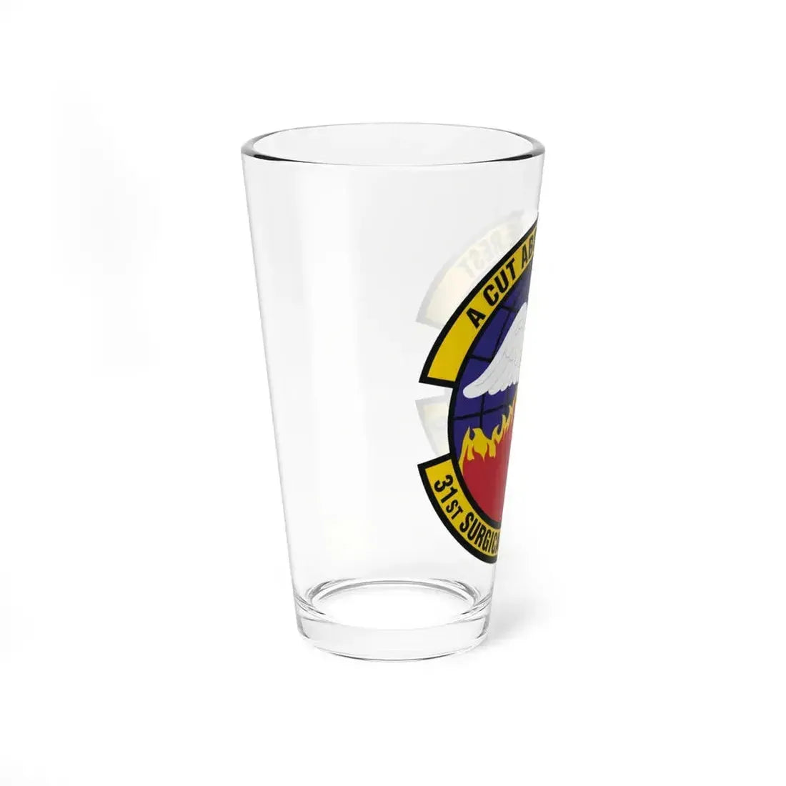 31st Surgical Operations Squadron (U.S. Air Force) Pint Glass 16oz - Go Mug Yourself