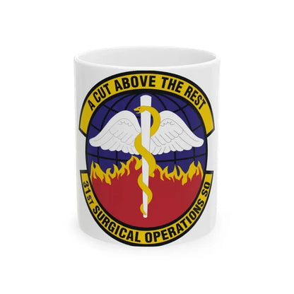 31st Surgical Operations Squadron (U.S. Air Force) White Coffee Mug 11oz - Go Mug Yourself