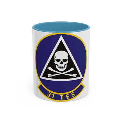 31st Test and Evaluation Squadron (U.S. Air Force) Accent Coffee Mug 11oz Light Blue - Go Mug Yourself
