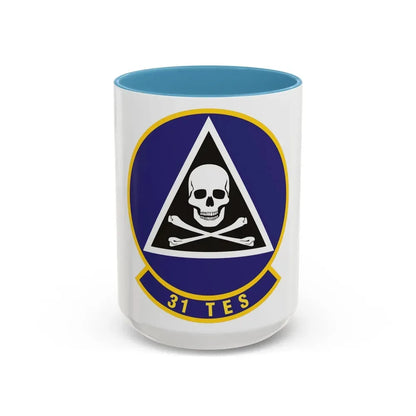 31st Test and Evaluation Squadron (U.S. Air Force) Accent Coffee Mug 15oz Light Blue - Go Mug Yourself