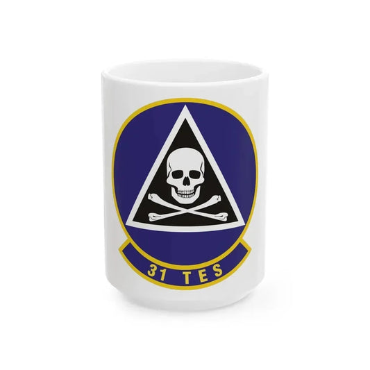 31st Test and Evaluation Squadron (U.S. Air Force) White Coffee Mug 15oz - Go Mug Yourself