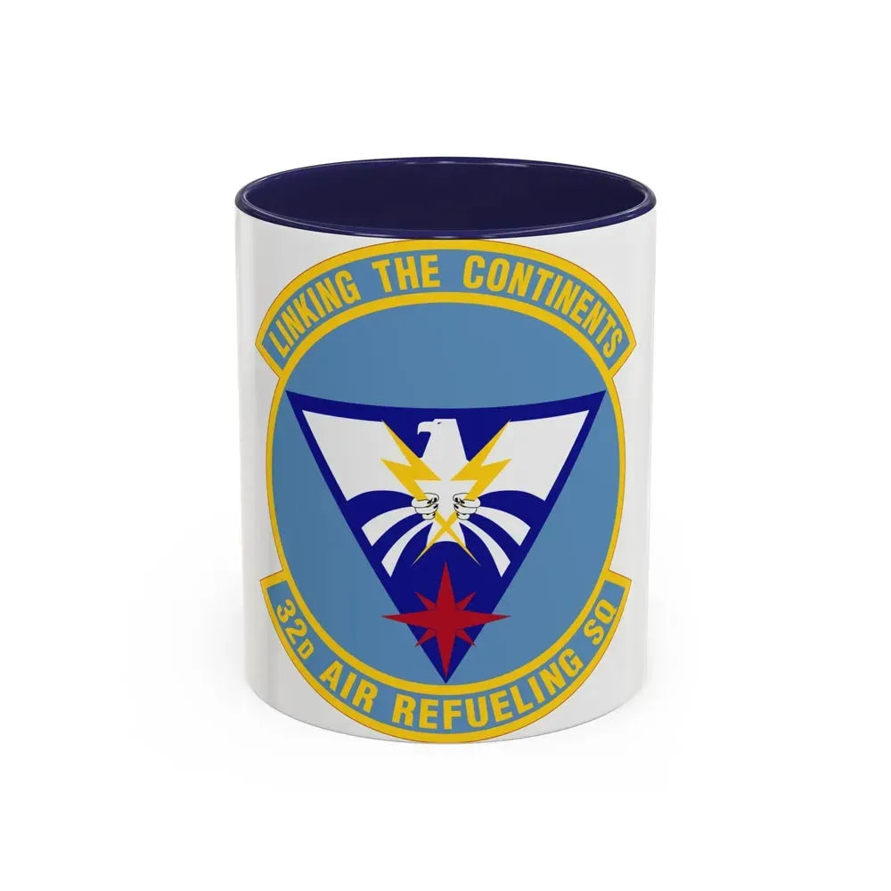 32 Air Refueling Squadron AMC (U.S. Air Force) Accent Coffee Mug 11oz Navy - Go Mug Yourself