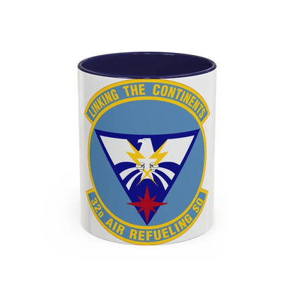 32 Air Refueling Squadron AMC (U.S. Air Force) Accent Coffee Mug 11oz Navy - Go Mug Yourself
