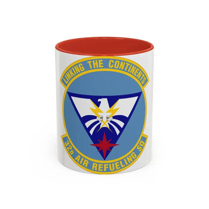 32 Air Refueling Squadron AMC (U.S. Air Force) Accent Coffee Mug 11oz Red - Go Mug Yourself