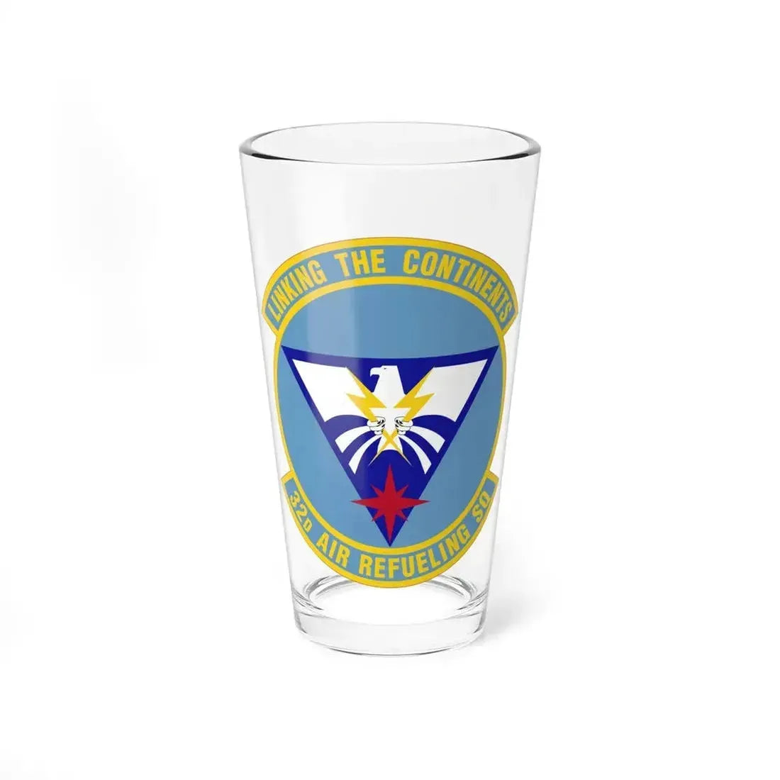 32 Air Refueling Squadron AMC (U.S. Air Force) Pint Glass 16oz 16oz - Go Mug Yourself