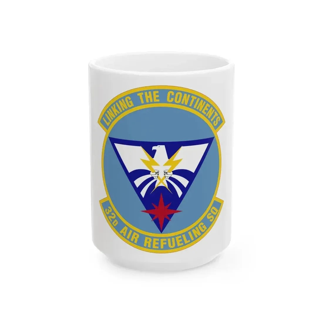 32 Air Refueling Squadron AMC (U.S. Air Force) White Coffee Mug 15oz - Go Mug Yourself