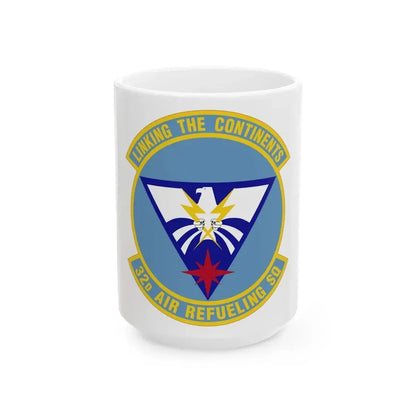 32 Air Refueling Squadron AMC (U.S. Air Force) White Coffee Mug 15oz - Go Mug Yourself