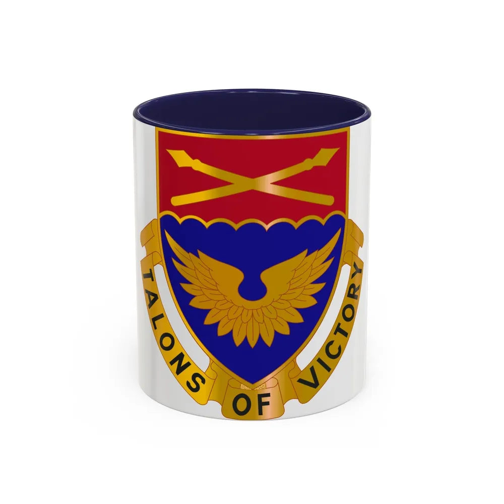 32 Aviation Battalion (U.S. Army) Accent Coffee Mug-11oz-Navy-Go Mug Yourself