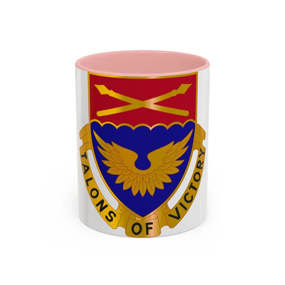 32 Aviation Battalion (U.S. Army) Accent Coffee Mug-11oz-Pink-Go Mug Yourself