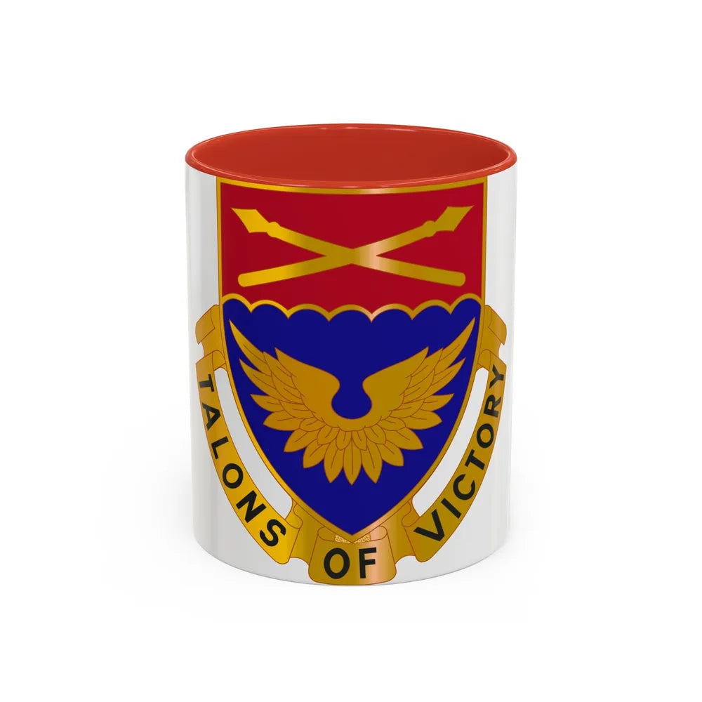 32 Aviation Battalion (U.S. Army) Accent Coffee Mug-11oz-Red-Go Mug Yourself