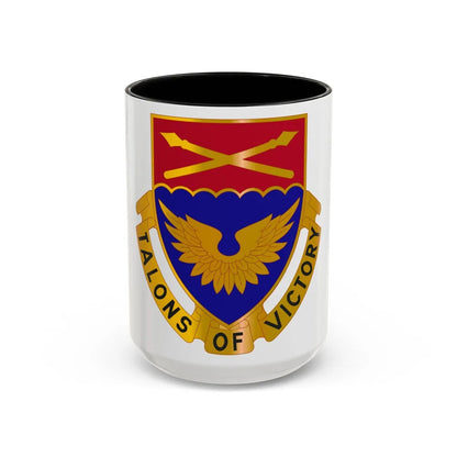 32 Aviation Battalion (U.S. Army) Accent Coffee Mug-15oz-Black-Go Mug Yourself