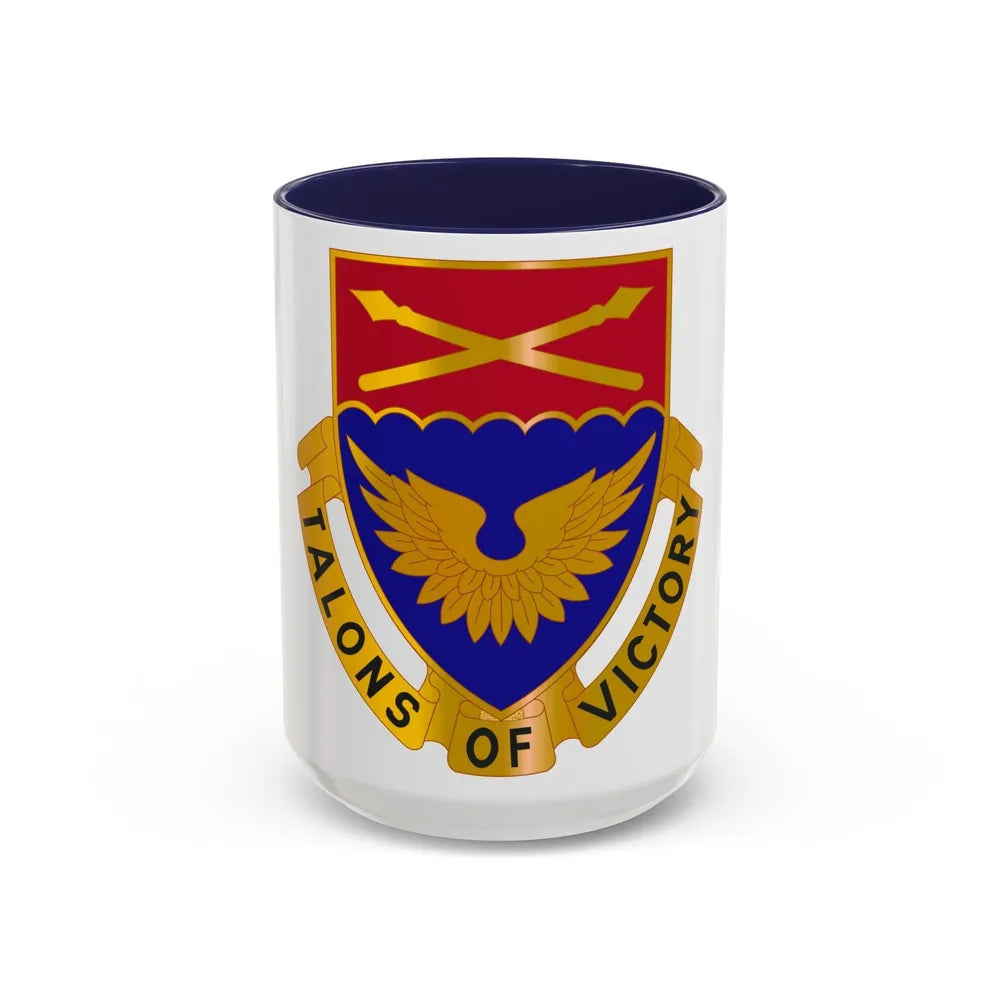 32 Aviation Battalion (U.S. Army) Accent Coffee Mug-15oz-Navy-Go Mug Yourself