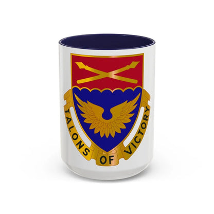 32 Aviation Battalion (U.S. Army) Accent Coffee Mug-15oz-Navy-Go Mug Yourself