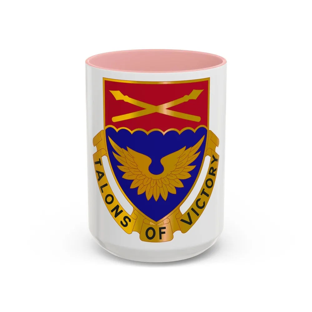 32 Aviation Battalion (U.S. Army) Accent Coffee Mug-15oz-Pink-Go Mug Yourself