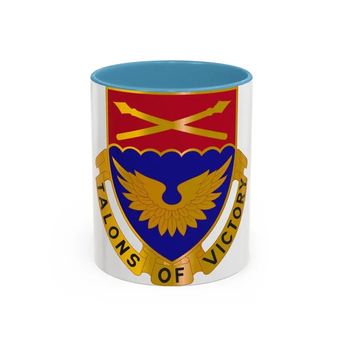 32 Aviation Battalion (U.S. Army) Accent Coffee Mug 11oz Light Blue - Go Mug Yourself