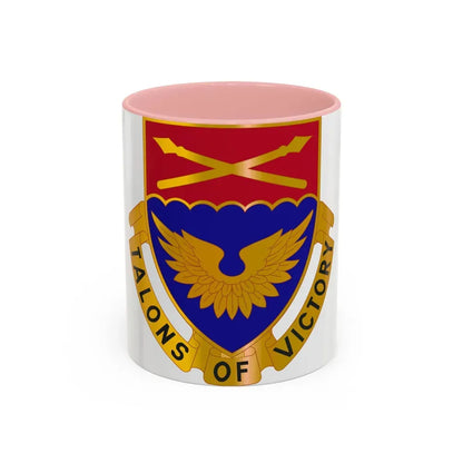 32 Aviation Battalion (U.S. Army) Accent Coffee Mug 11oz Pink - Go Mug Yourself