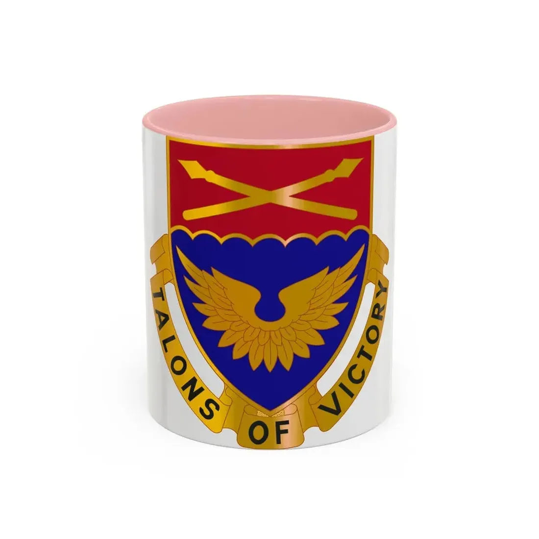 32 Aviation Battalion (U.S. Army) Accent Coffee Mug 11oz Pink - Go Mug Yourself