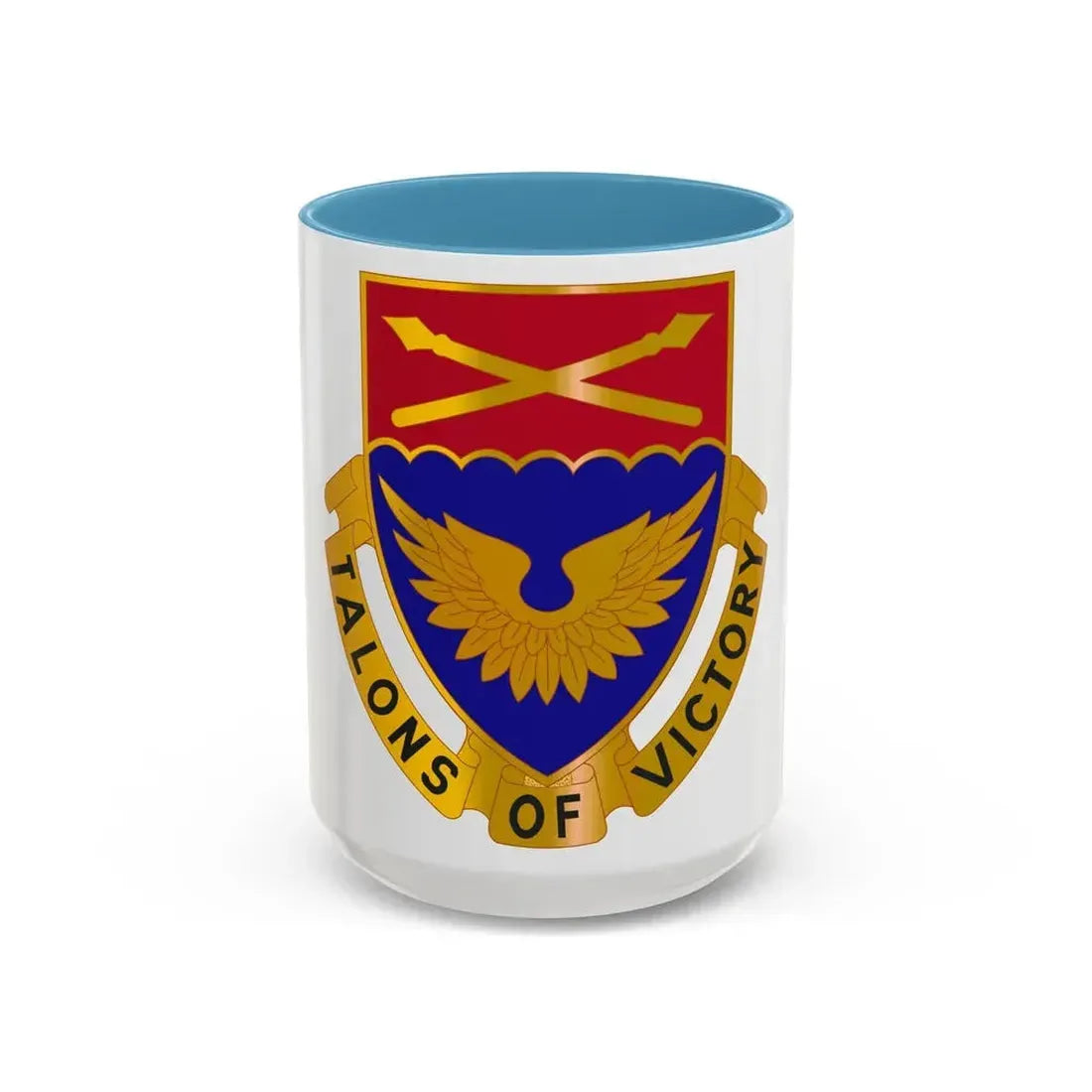 32 Aviation Battalion (U.S. Army) Accent Coffee Mug 15oz Light Blue - Go Mug Yourself