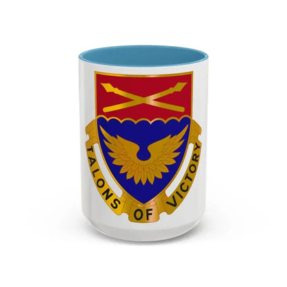 32 Aviation Battalion (U.S. Army) Accent Coffee Mug 15oz Light Blue - Go Mug Yourself