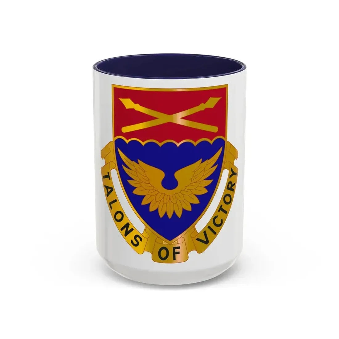 32 Aviation Battalion (U.S. Army) Accent Coffee Mug 15oz Navy - Go Mug Yourself