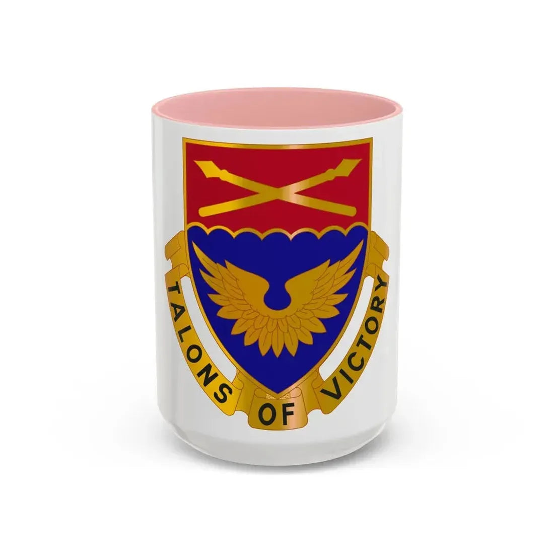 32 Aviation Battalion (U.S. Army) Accent Coffee Mug 15oz Pink - Go Mug Yourself