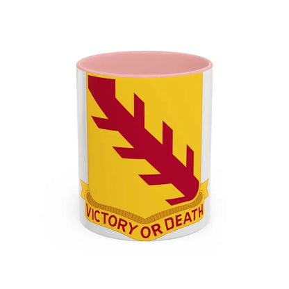 32 Cavalry Regiment (U.S. Army) Accent Coffee Mug 11oz Pink - Go Mug Yourself